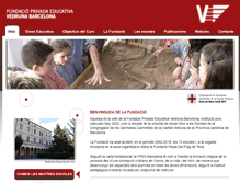 Tablet Screenshot of fundaciovedrunabarcelona.cat